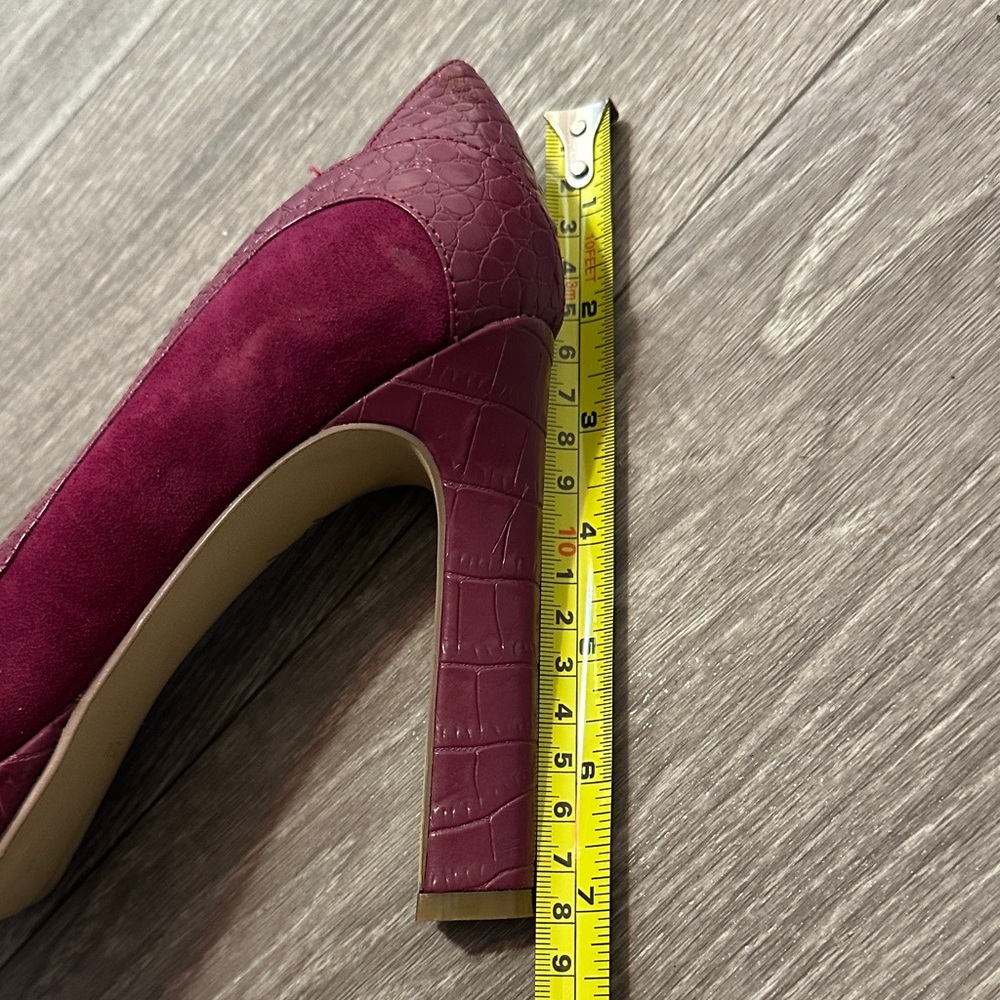 Audrey Brooke Deep Red Heels - Picture 10 of 11